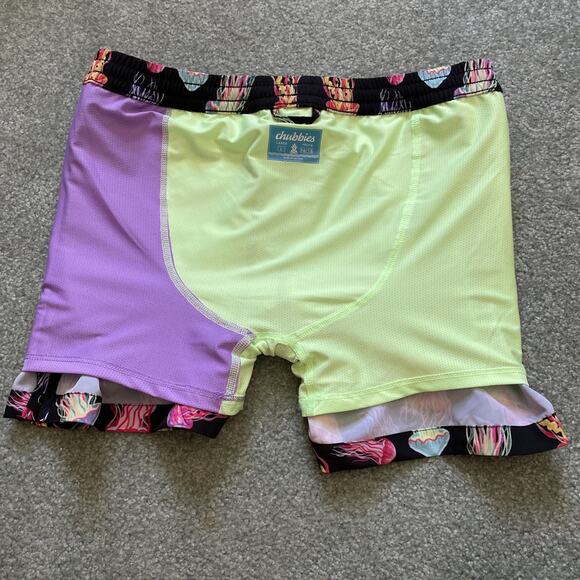 Chubbies Classic Lined Shorter Swim Trunk Jellyfish Print Boys Youth L 14 16 - Picture 8 of 14